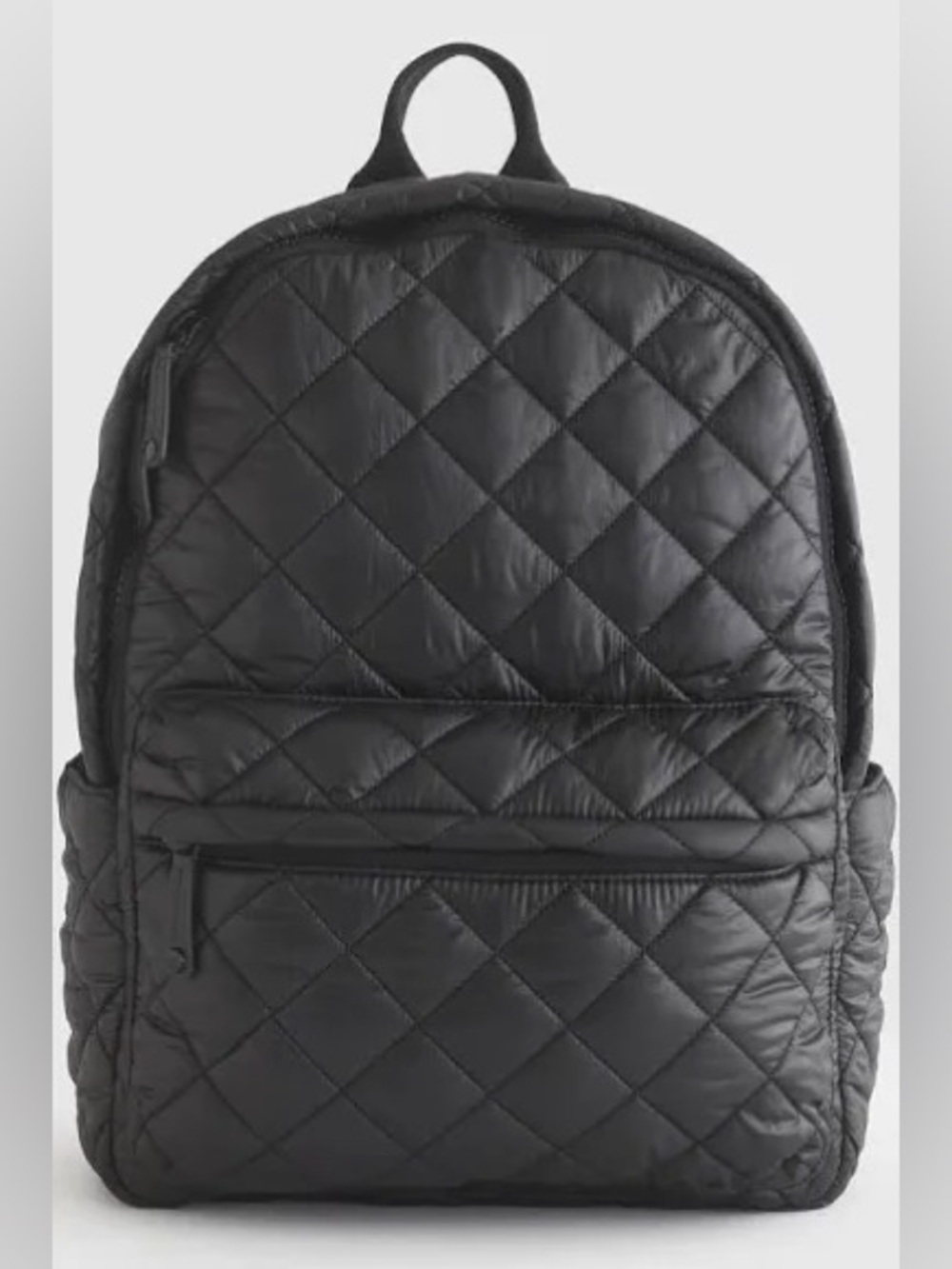Madison West Quilted Black Daypack backpack